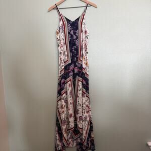 new nanette lepore asymmetrical maxi dress size 2